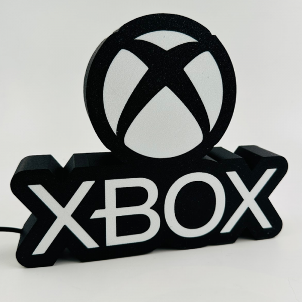 Luminaria 3D alusiva a Xbox