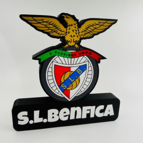 Luminaria 3D alusiva ao Benfica