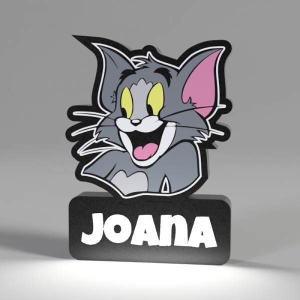 Luminaria 3D alusiva ao Bugs Bunny